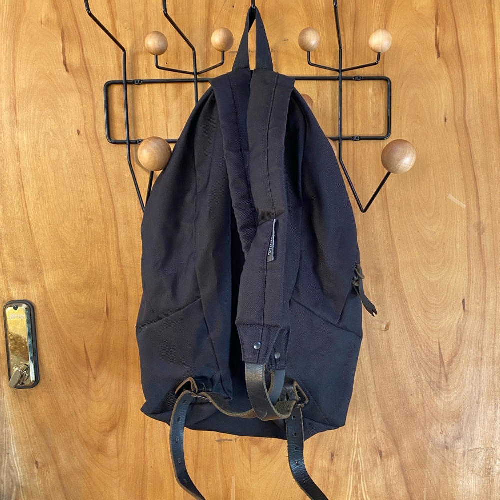 Nanamica black nylon backpack